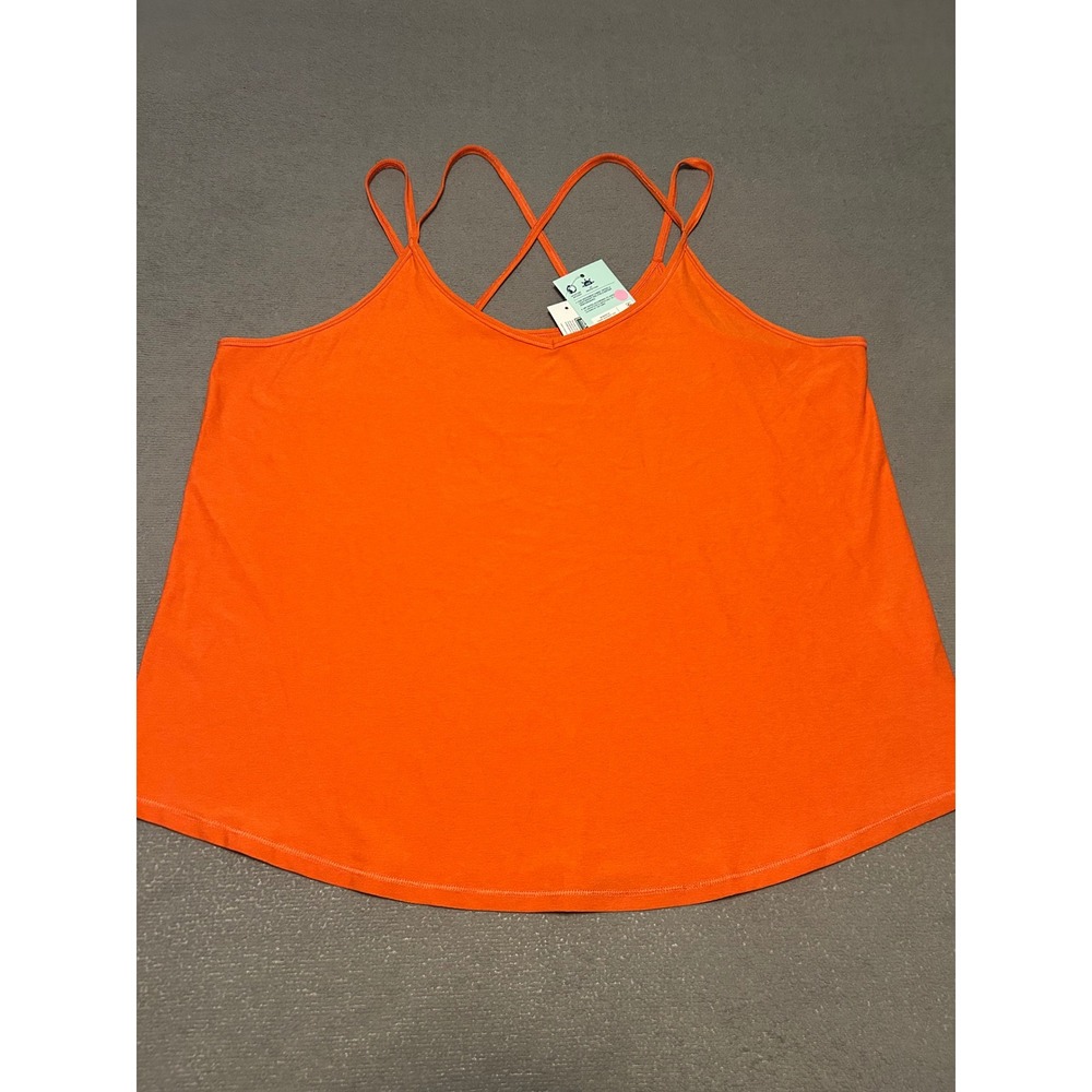 DSG Womens Strappy Movement Tank Ginger Orange Heather XL UPF 50+ NWT